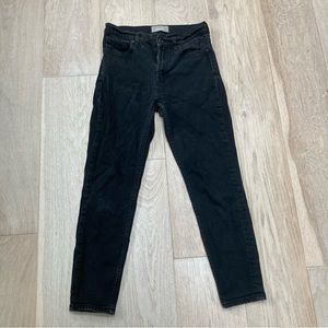 Everlane Black High Rose Skinny Jeans 28 Short